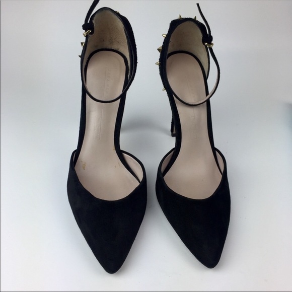 Zara Suede pointed toe heels - Picture 2 of 6